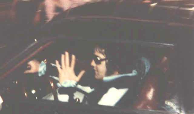 Supposedly, the last picture taken of Elvis while alive.
